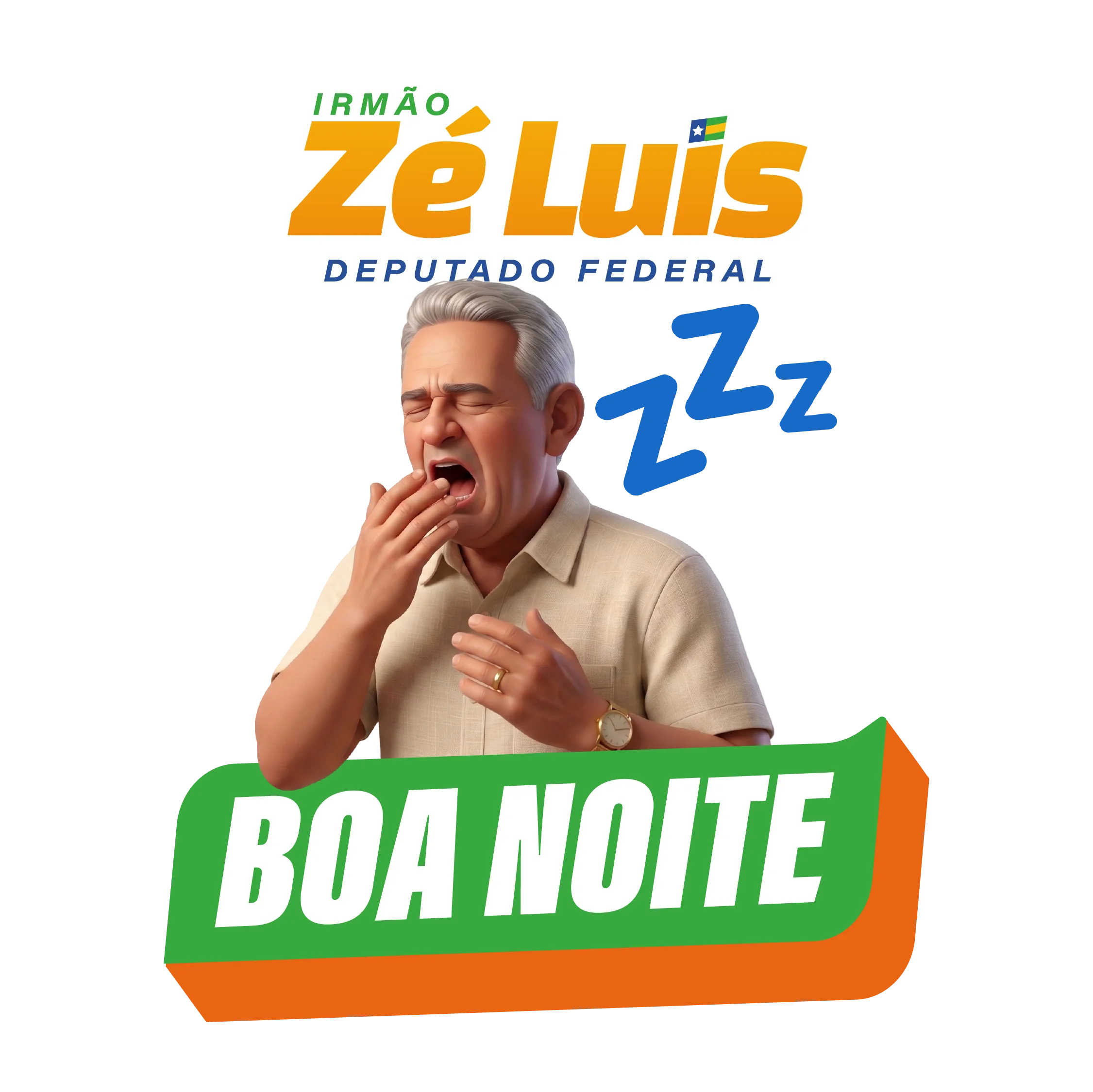 Figurinha Boa Noite do Abençoado