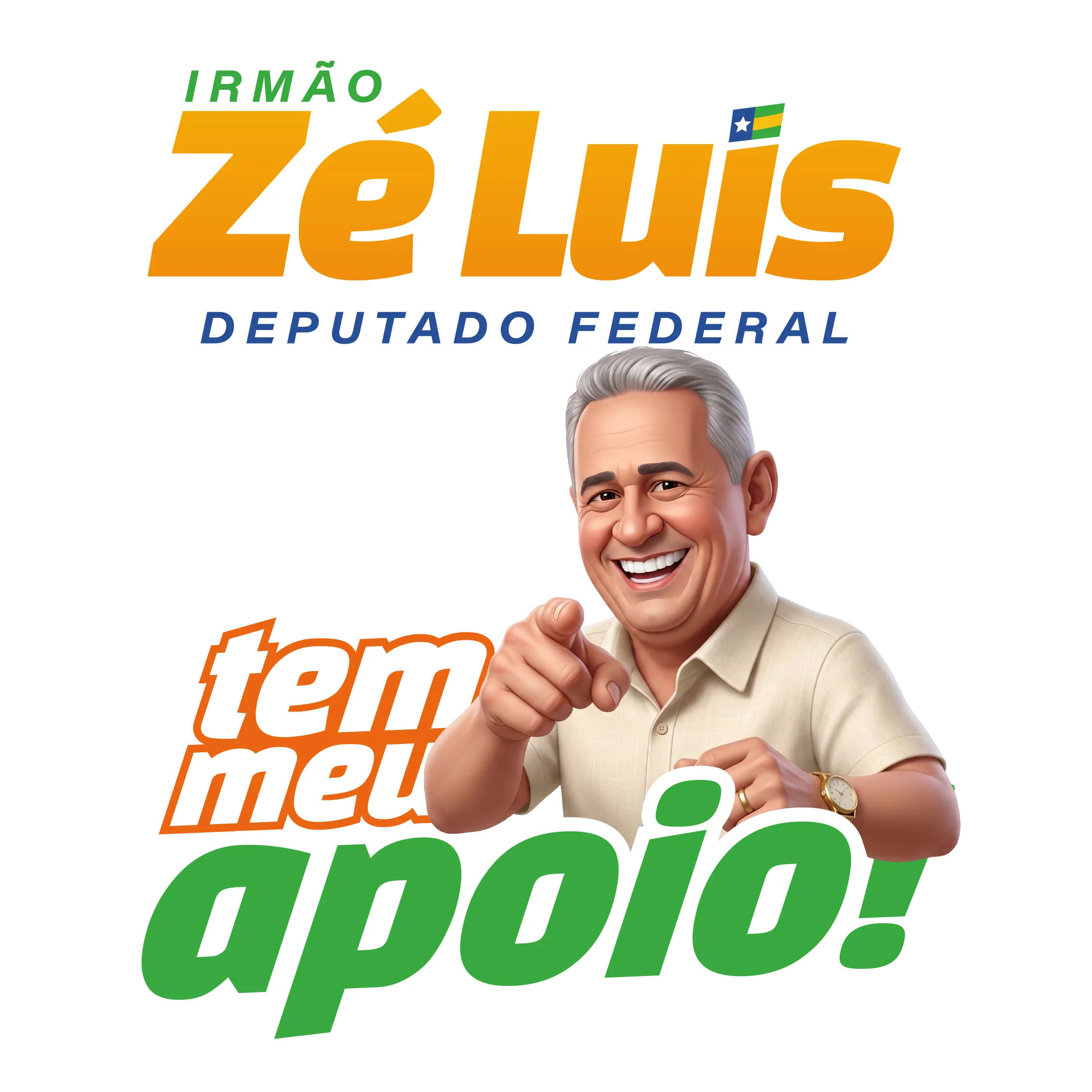 Figurinha Tem Meu Apoio